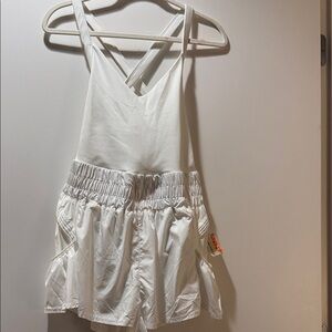 FreePeople Movement White Strappy Romper